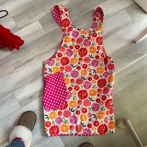 Floral and Polka Dot Apron